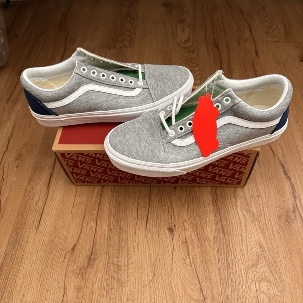 Men’s Vans Old Skool Coastal Gray Canvas Shoes